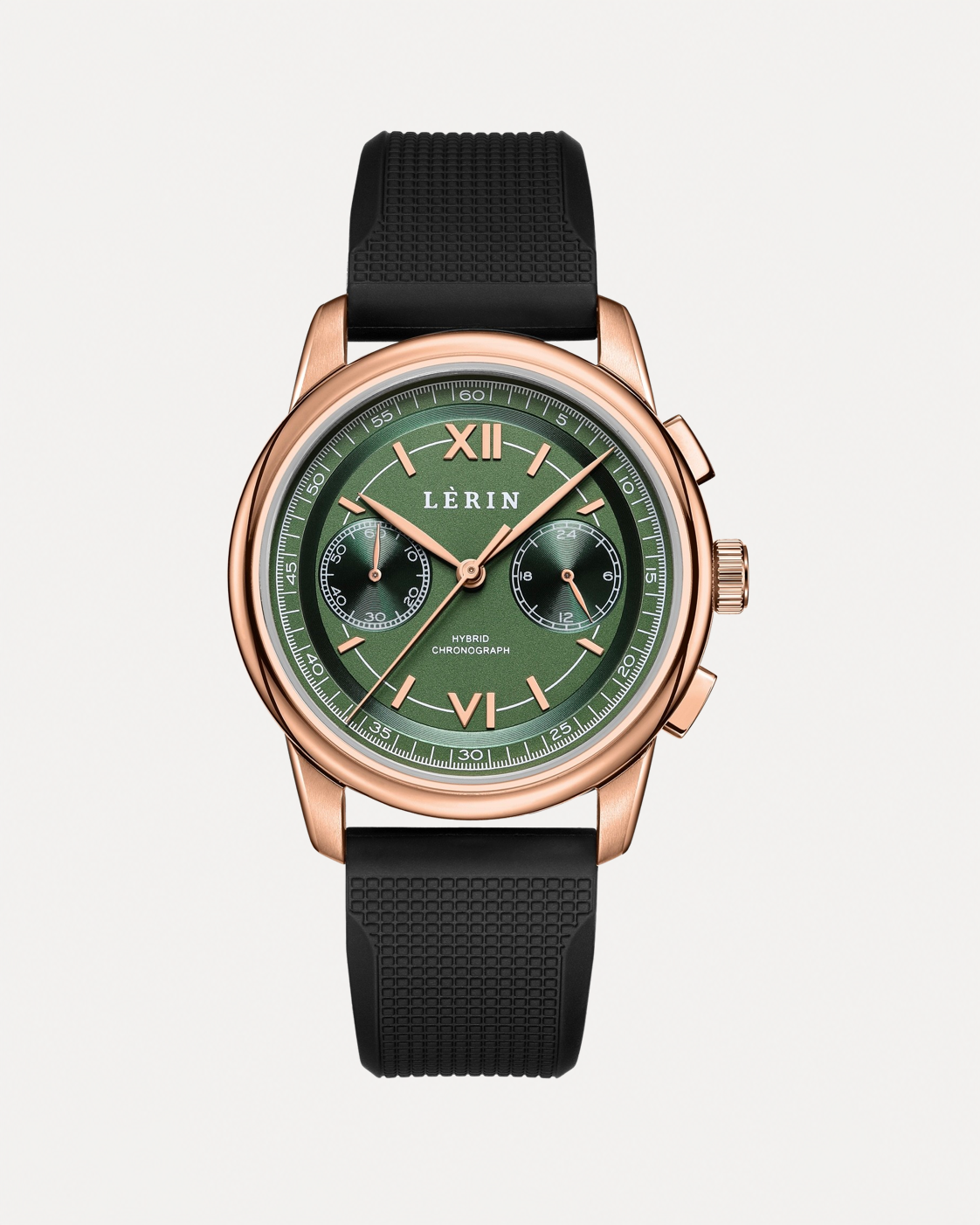 Hybrid Chronograph - Pine Green Rose Gold