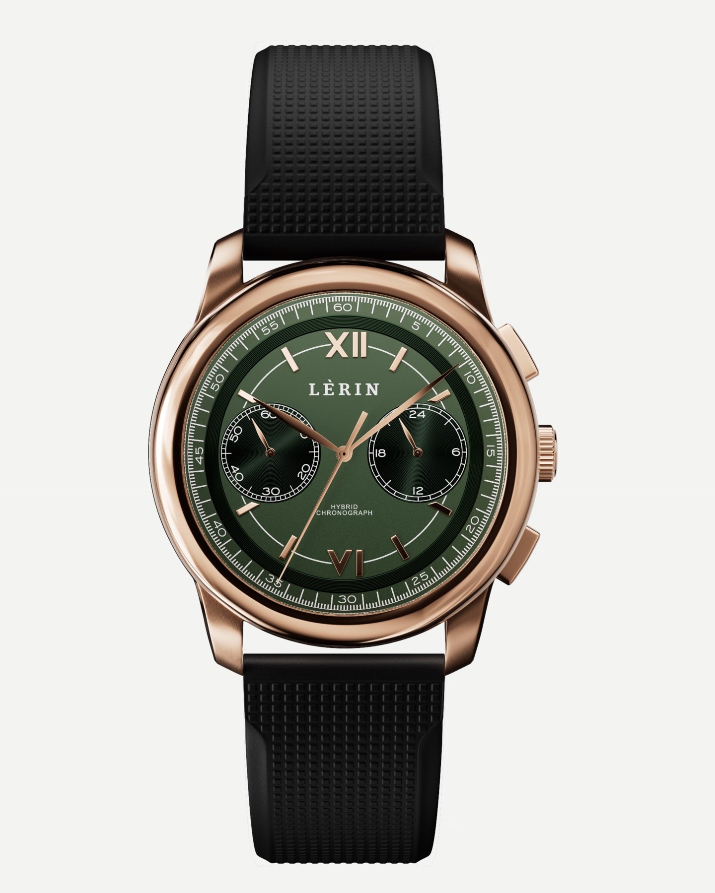 Hybrid Chronograph - Pine Green Rose Gold