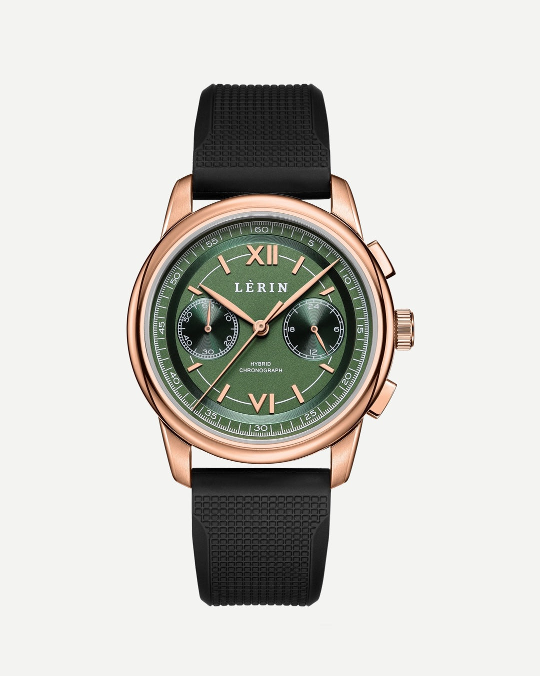 Hybrid Chronograph - Pine Green Rose Gold
